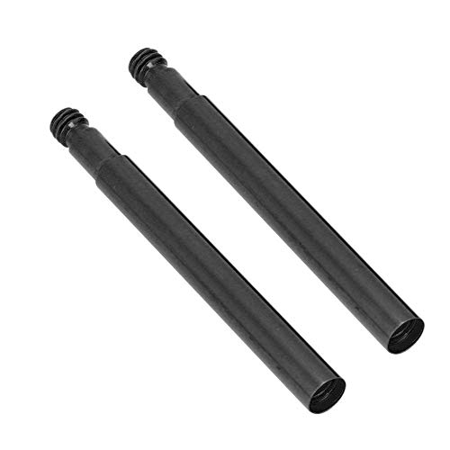 Fahrrad Presta Valve Extender, 2 Stücke 60mm 2 Farben Optional Bike Valve Extender Innenreifen Ventile Verlängerung Radfahren Zubehör(Schwarz) von VGEBY