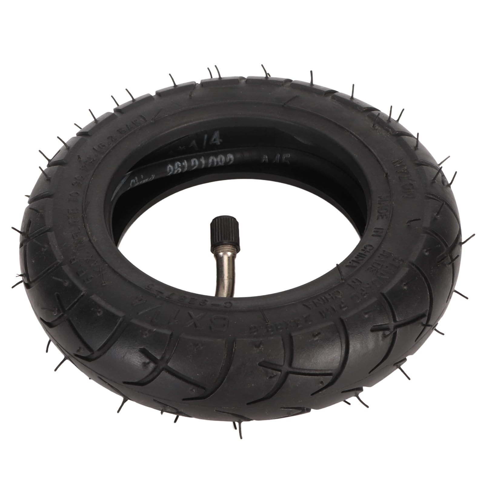 6X1 1/4 6 Zoll Elektroroller Reifen, E-Scooter Verdickter Gummi Reifen und Schlauch Replacement Wheels Outer and Inner Tyres Ersatz 6X1 1/4 6 Zoll Elektroroller Reifen, E-Scooter Verdickter Gummi Reifen und Schlauch Replacement Wheels Outer and Inner Tyres Ersatz von VGEBY