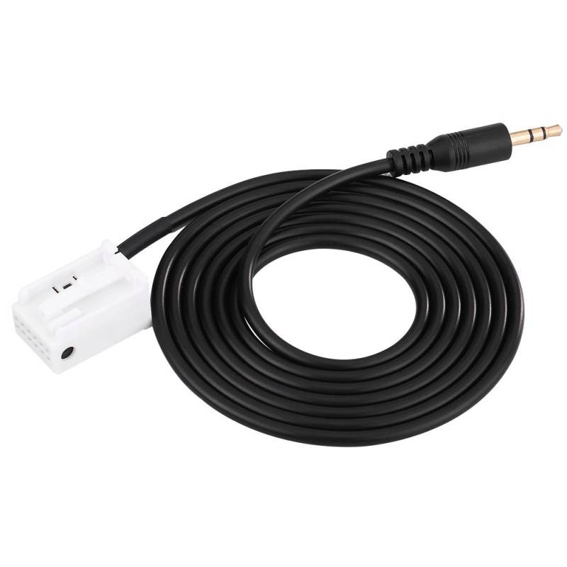 Audio AUX Eingang Adapter Kabel, Auto 3,5 mm AUX-In-Audiokabel kompatibel mit Mercedes / Ben Z W203 C Klasse von VGEBY