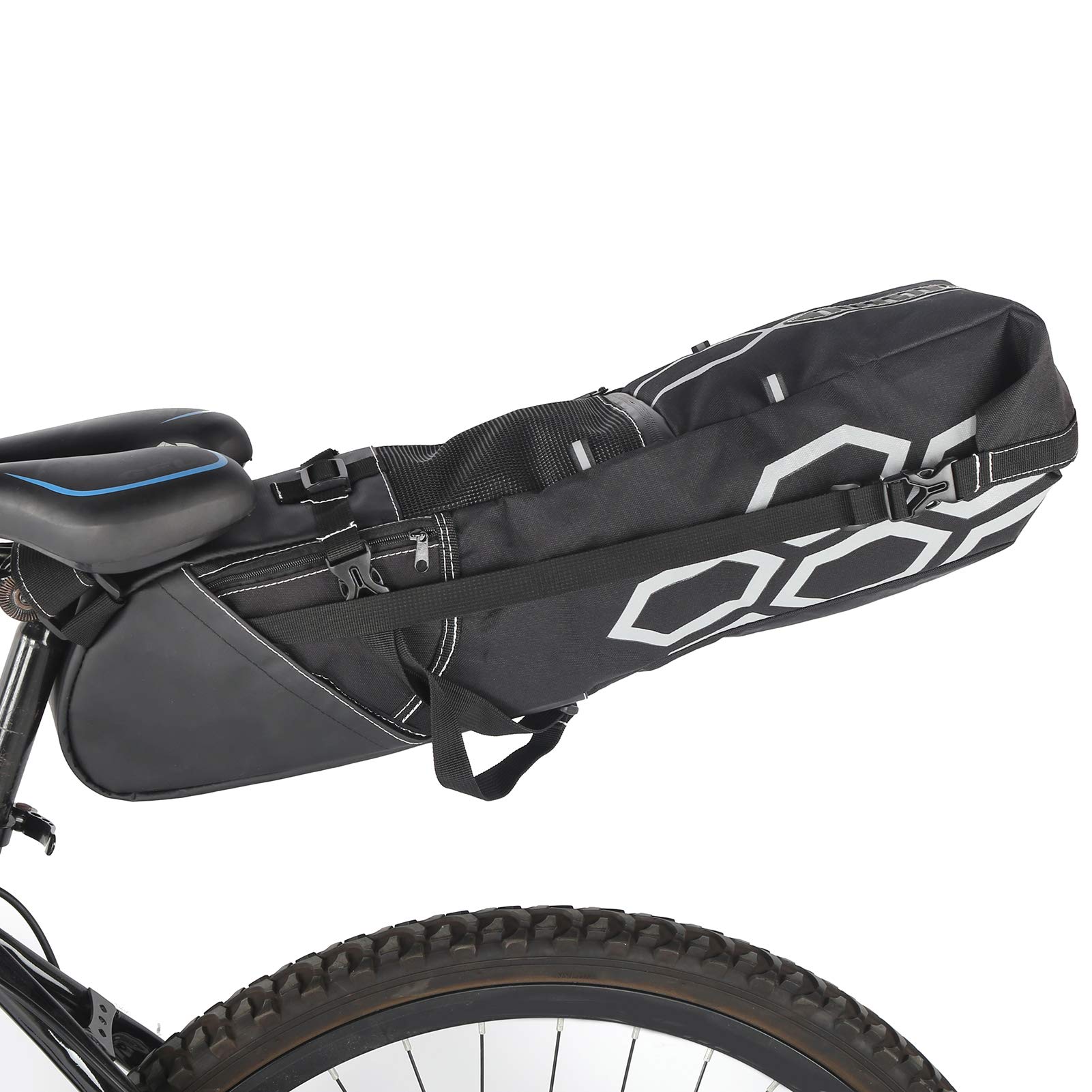 VGEBY Fahrradsatteltasche Mountainbike-Satteltasche Wasserdichtes, großes Gepäckstück unter dem Sitz Fahrradzubehör Sportinggoods Reitgestelle Und Lagerung von VGEBY