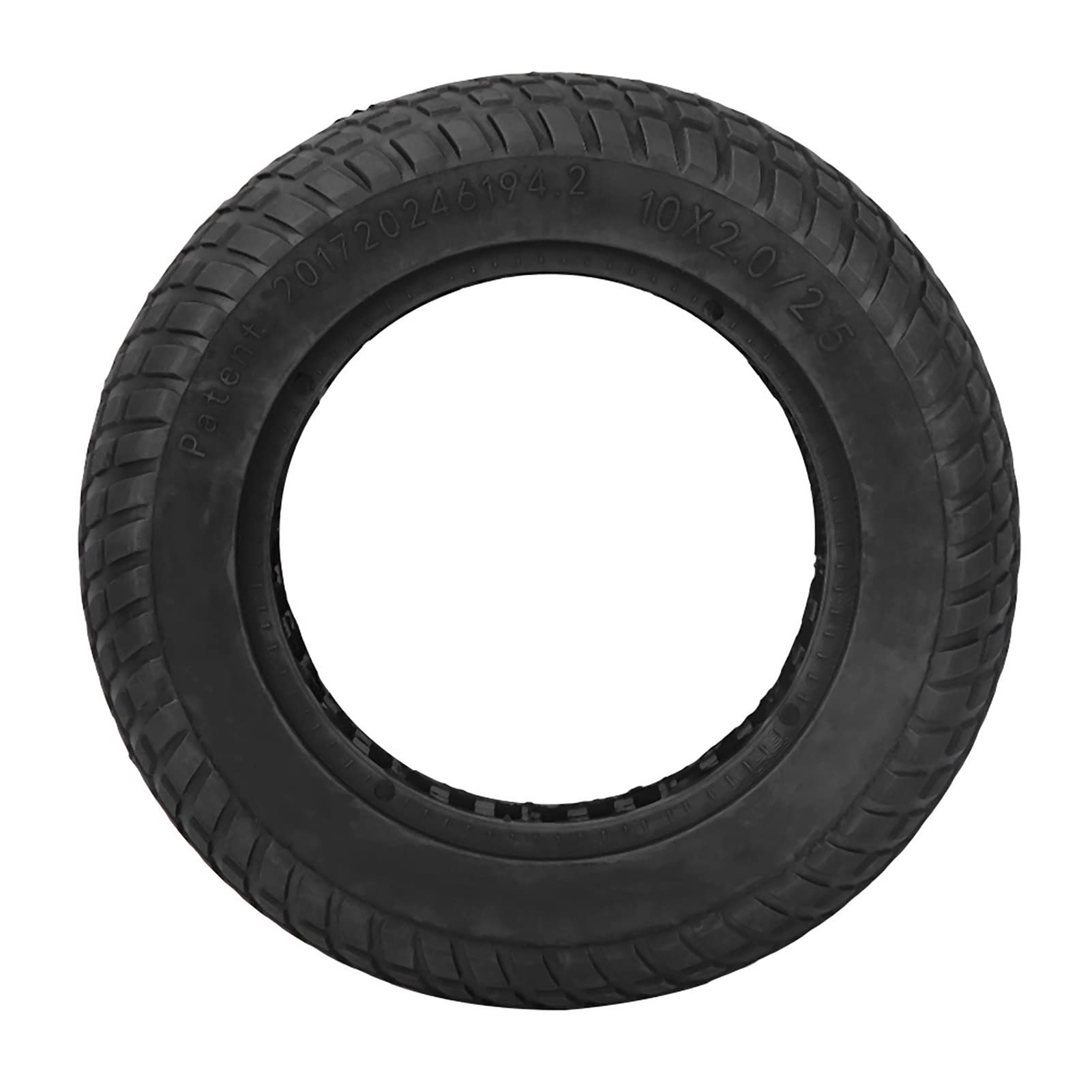 E Scooter Reifen, 10 Zoll Vollgummi Ersatzreifen Solid Reifen Schlauchloser VollreifenKompatibel mit M365 pro M4Elektroroller 10 * 2/2.5(Schwarz) von VGEBY