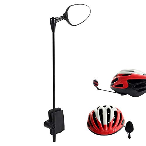 VGEBY1 Rückspiegel, Verstellbarer ABS-Helm-Rückspiegel mit freier Sicht für das Fahrrad von VGEBY