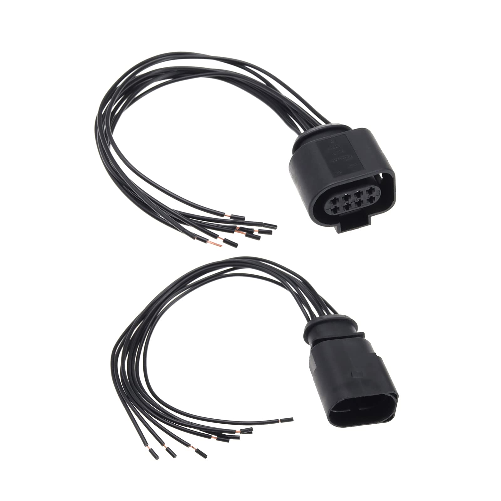 VGOL 2 Stück Parksensor Kabelbaum Stecker 1J0973714 1J0973814 Kompatibel mit VW Kompatibel mit Audi Kompatibel mit Seat 8 Pin Buchse Stecker Kabelbaum Stecker VGOL 2 Stück Parksensor Kabelbaum Stecker 1J0973714 1J0973814 Kompatibel mit VW Kompatibel mit Audi Kompatibel mit Seat 8 Pin Buchse Stecker Kabelbaum Stecker von VGOL