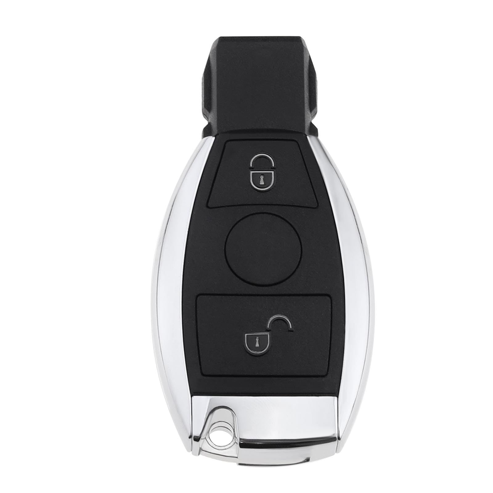 VGOL 2 Tasten Schlüsselgehäuse Ersatz Kompatibel mit Mercedes Benz A-Klasse (W169) B (W245) C/CL/CLK Autoschlüsselgehäuse Kunststoff von VGOL