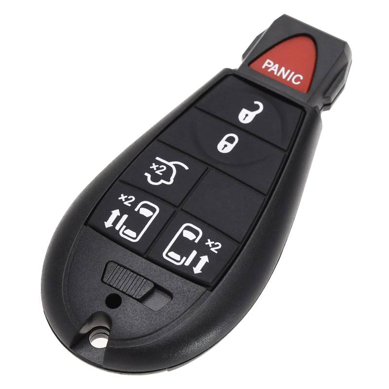 VGOL Auto 5 Tasten Fernbedienung Schlüsselgehäuse Kompatibel mit Grand Voyager Ersatz Keyless Entry Fernbedienung Schlüsselanhänger Gehäuse Automobilzubehör von VGOL