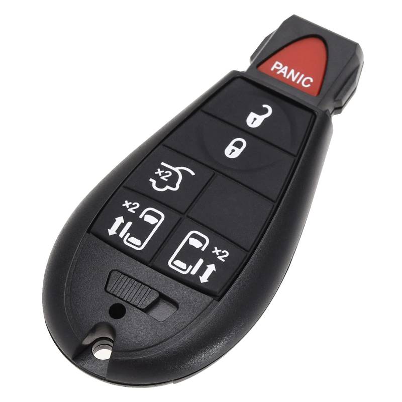 VGOL Auto 5 Tasten Fernbedienung Schlüsselgehäuse Kompatibel mit Grand Voyager Ersatz Keyless Entry Fernbedienung Schlüsselanhänger Gehäuse Automobilzubehör von VGOL