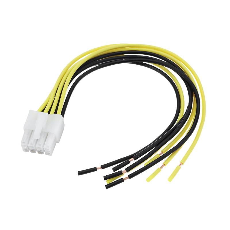 VGOL 1 Stück 8-poliger Auto-Lautsprecherkabelbaum mit Hochpegel-Eingangsstecker Kompatibel mit Alpine-Verstärker MRV MRP V12 V-Power Flex (20 cm) von VGOL
