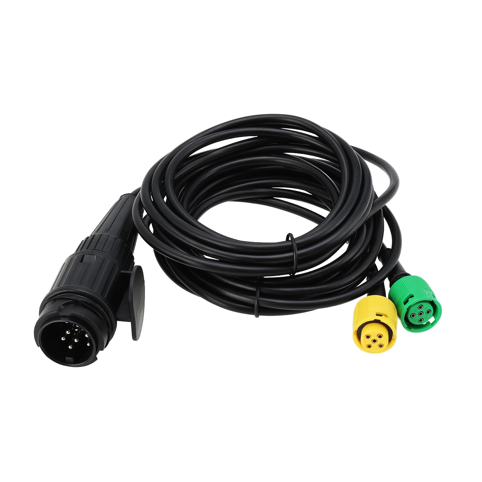 VGOL 1 Stück Anhängerkabel 8-polig auf 2x5-polige Stecker 3,5 M Lampensatz Standleitung 5x0,5 Kupferdraht für Anhänger-LKW Modifizierte Netzkabel-Steckdose VGOL 1 Stück Anhängerkabel 8-polig auf 2x5-polige Stecker 3,5 M Lampensatz Standleitung 5x0,5 Kupferdraht für Anhänger-LKW Modifizierte Netzkabel-Steckdose von VGOL