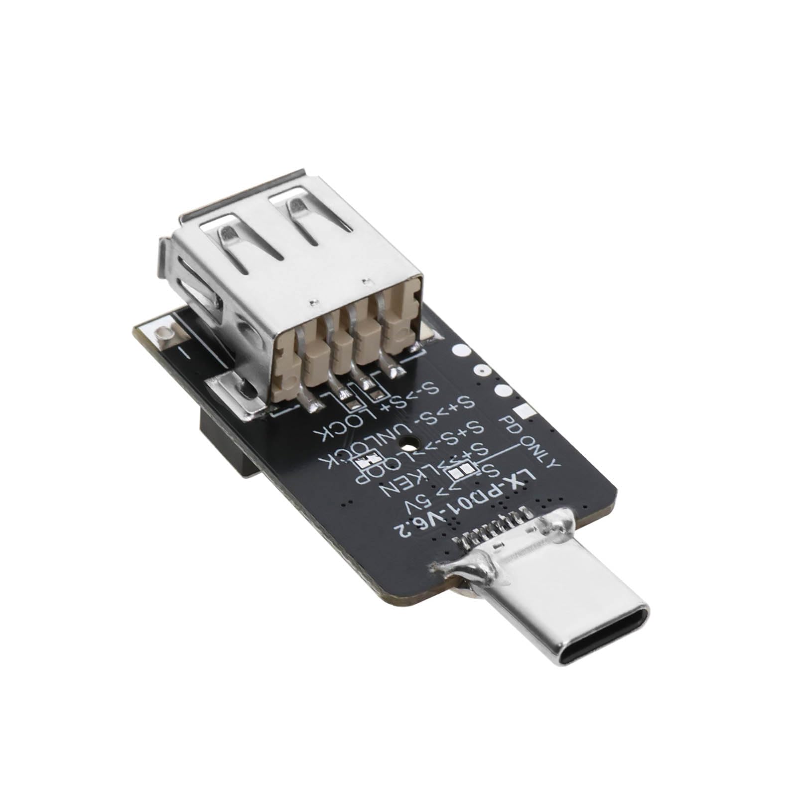 VGOL 1 Stück PD2.0/3.0 Decoy Trigger Motherboard-Modul Typ-C USB PD Schnelllade-Triggermodul 100W mit E-Mark-Ausgang 9V/12V/15V/20V Einstellbar VGOL 1 Stück PD2.0/3.0 Decoy Trigger Motherboard-Modul Typ-C USB PD Schnelllade-Triggermodul 100W mit E-Mark-Ausgang 9V/12V/15V/20V Einstellbar von VGOL