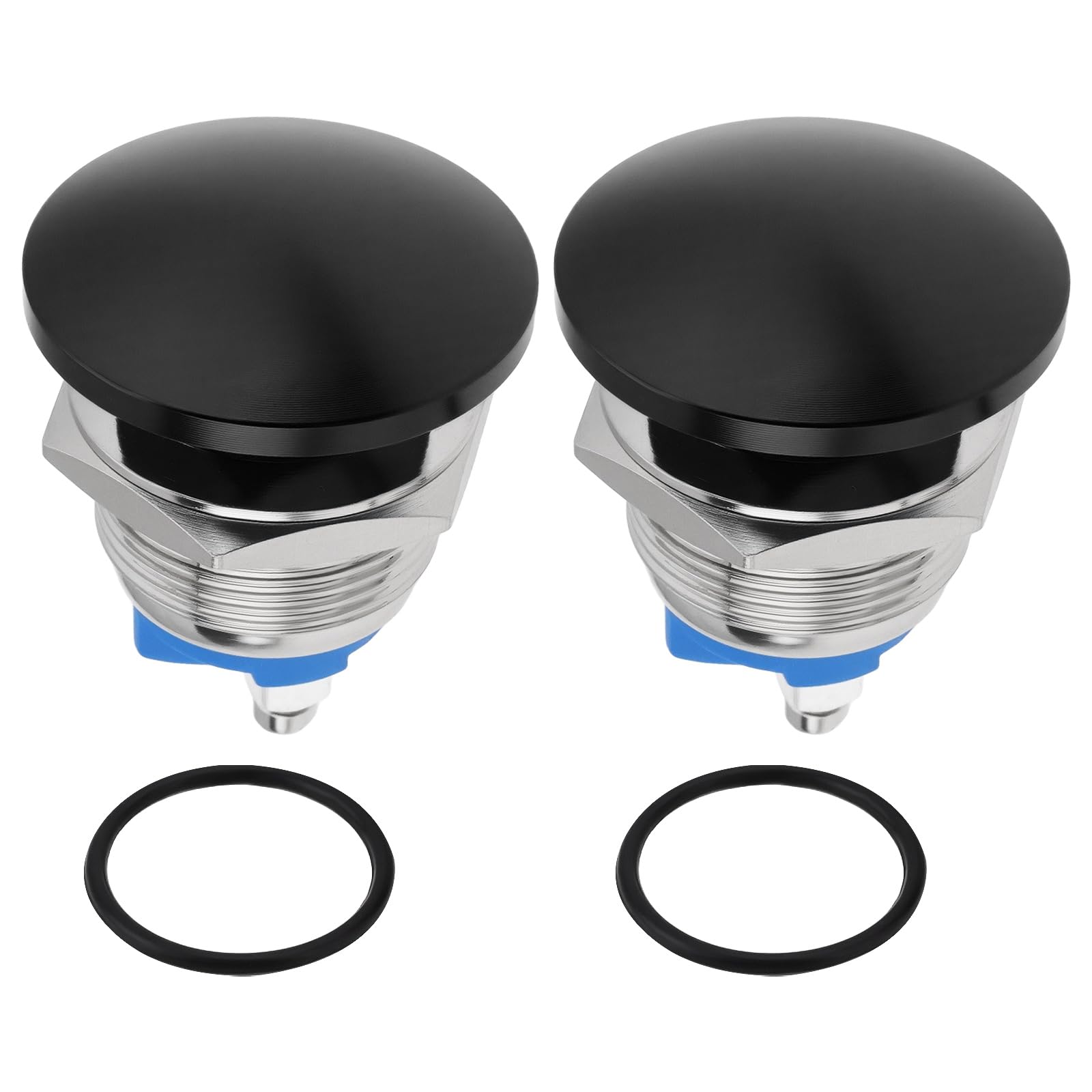 VGOL 2 PCs 19MM Selbst Reset Metall Push Button Switch Wasserdicht Start-Taste AC/DC 12V-250V Schwarz VGOL 2 PCs 19MM Selbst Reset Metall Push Button Switch Wasserdicht Start-Taste AC/DC 12V-250V Schwarz von VGOL