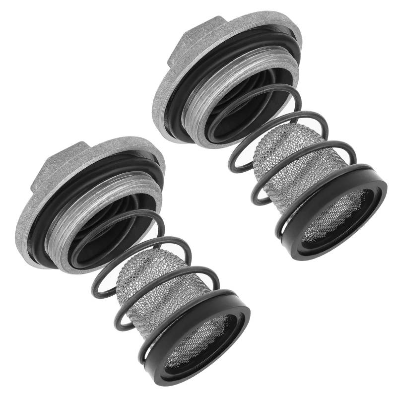 VGOL 2 Sets Motorrad-Motorölablass-Schraubenverschraubungen kompatibel mit GY6 50cc-150cc ATV Go Kart Moped Motorrad Roller Ölablassschraube Set von VGOL