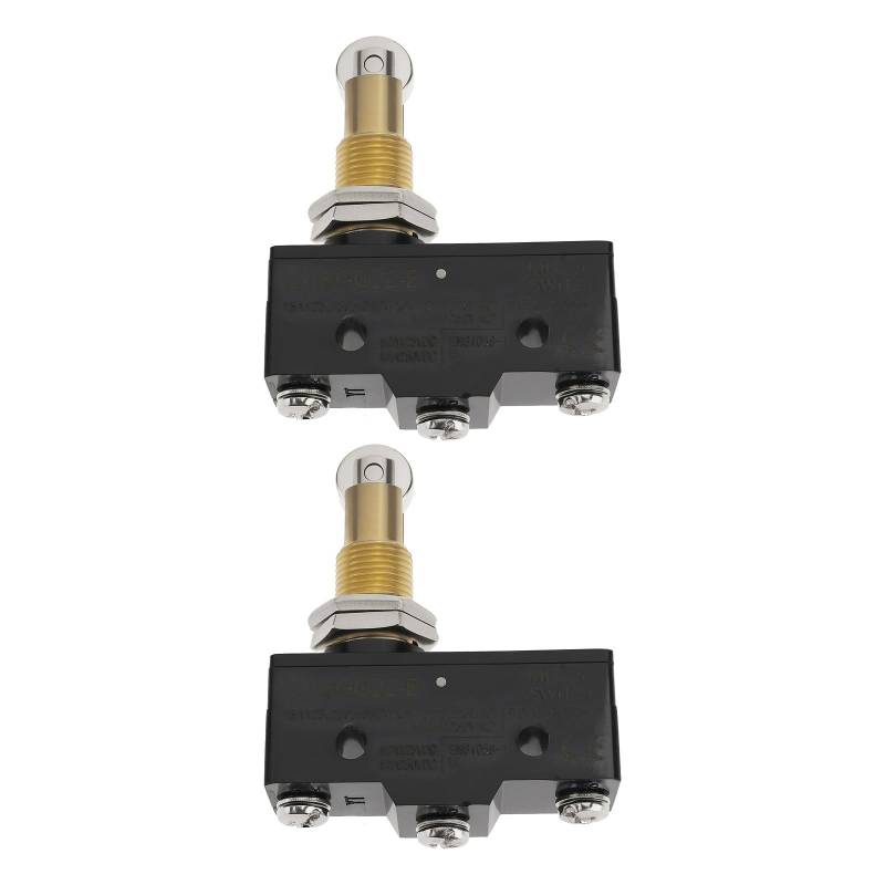 VGOL 2 Stück 12 Mm Rollenstößel-Mikroschalter 1 Schließer + 1 Öffner Z-15GQ22-B für AC-DC-Steuerkreise von VGOL