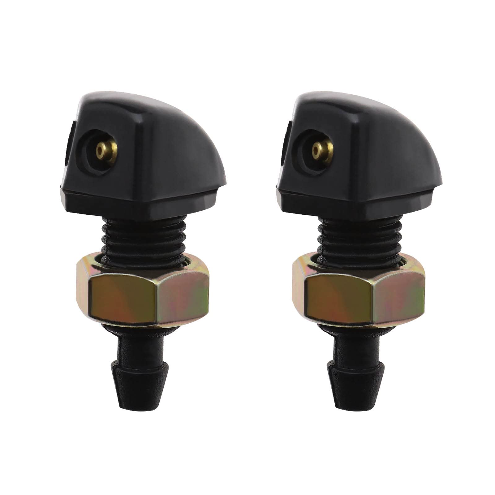 VGOL 2 Stück Universal Frontscheibenwischer Wassersprühdüse Waschdüsen Scheibenwascher Sprühdüse 10mm für Auto Windschutzscheibe VGOL 2 Stück Universal Frontscheibenwischer Wassersprühdüse Waschdüsen Scheibenwascher Sprühdüse 10mm für Auto Windschutzscheibe von VGOL