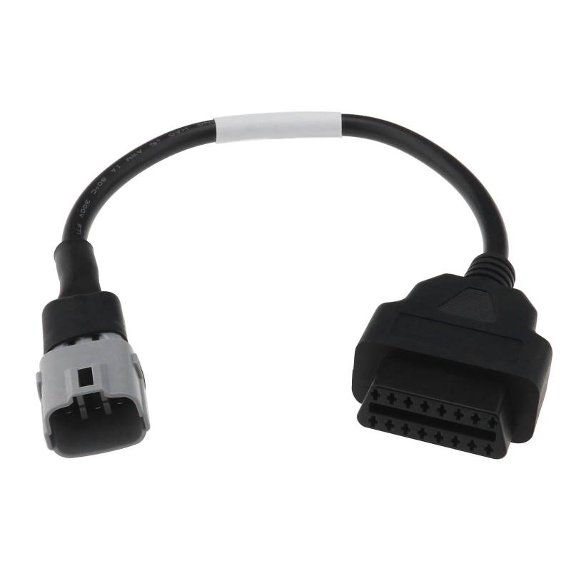 VGOL 6-Pin-zu-OBDII-16-Pin-Adapterkabel Kompatibel mit Suzuki Motorraddiagnose-OBD2-Fehlerdiagnoseinstrumenten Kabel 33cm von VGOL