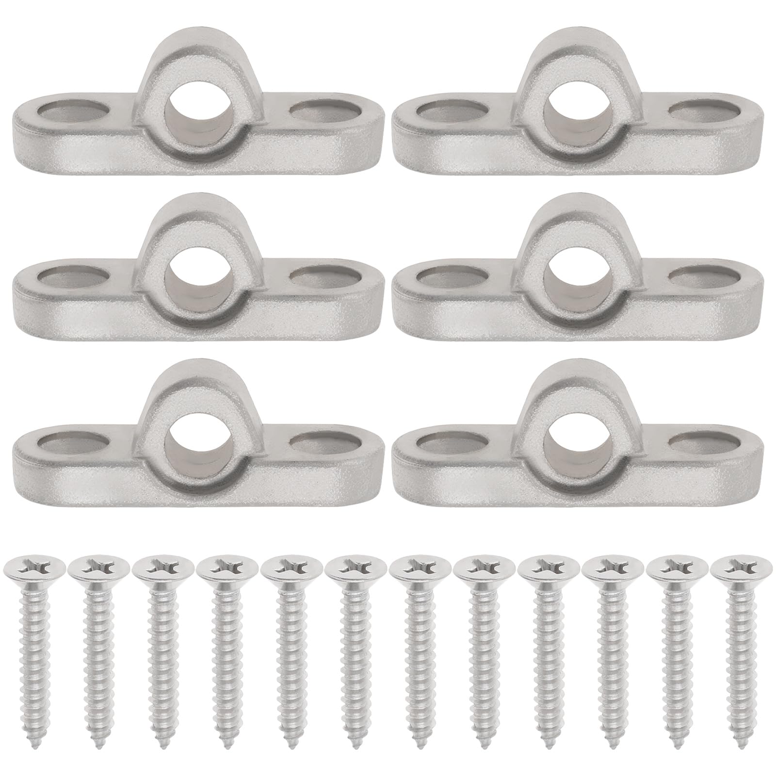 VGOL 6 Stück Edelstahl-Markisenösen Wandösen für Wohnwagen Wohnmobil 8 Mm Loch Markisenösen Caravanhalterungen Zeltöse 44 Mm X 15 Mm mit Schraube VGOL 6 Stück Edelstahl-Markisenösen Wandösen für Wohnwagen Wohnmobil 8 Mm Loch Markisenösen Caravanhalterungen Zeltöse 44 Mm X 15 Mm mit Schraube von VGOL