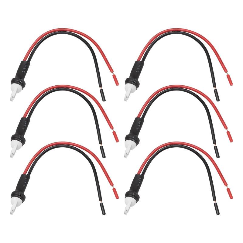 VGOL 6 Stück T10 Steckerbuchse Erweiterter Kabelanschlussstecker Adapterbaugruppe Halter Passend für 194 168 W-5 W-Kabelbaum für Blinker Tagfahrlicht von VGOL