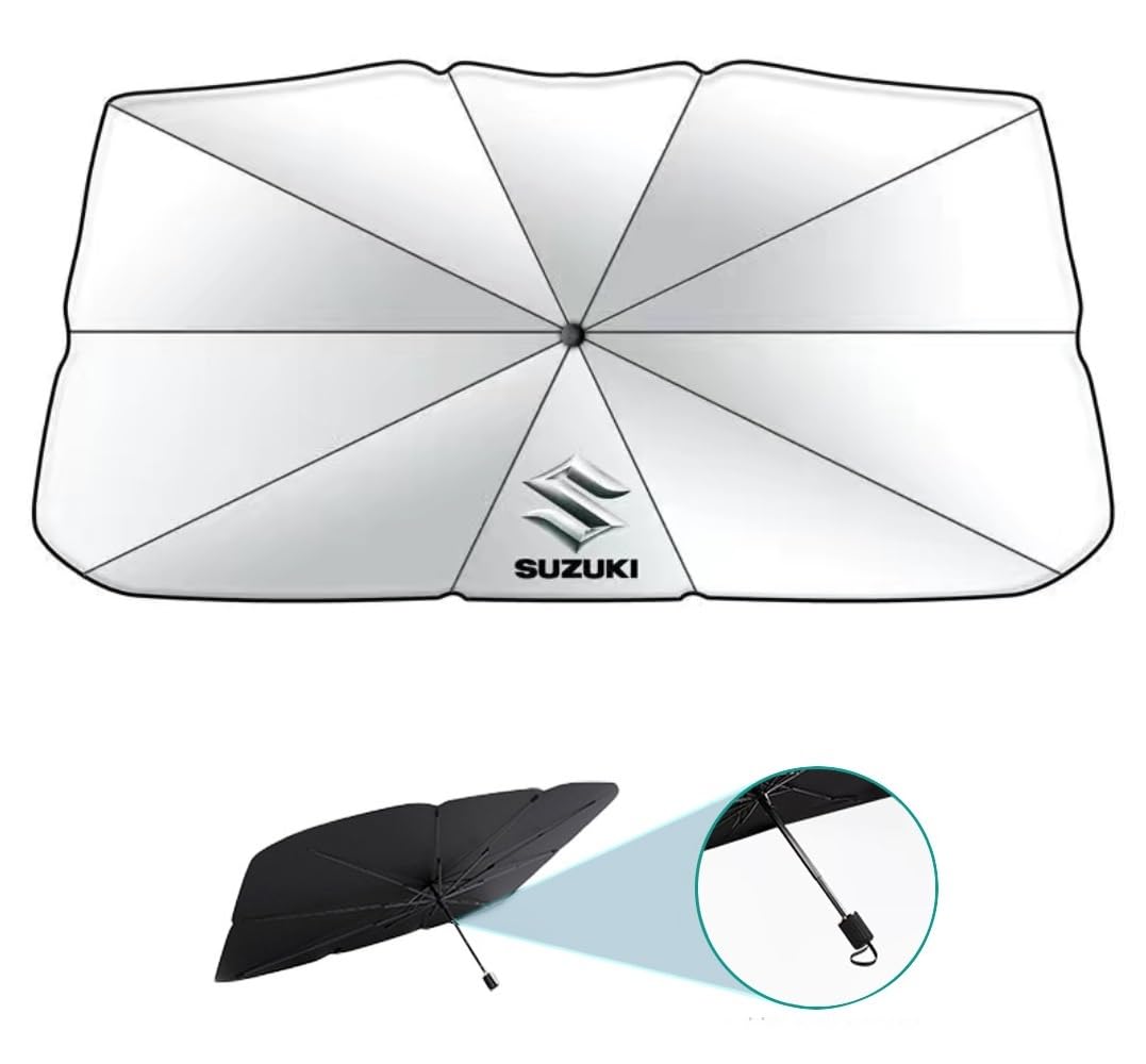 Car Umbrella Sun Shade für Suzuki Across 2020-, UV-Schutz Hitzeschutz Auto Windschutzscheibe Sonnenschutz Faltbarer, Style 3 Car Umbrella Sun Shade für Suzuki Across 2020-, UV-Schutz Hitzeschutz Auto Windschutzscheibe Sonnenschutz Faltbarer, Style 3 von VGTDCDT