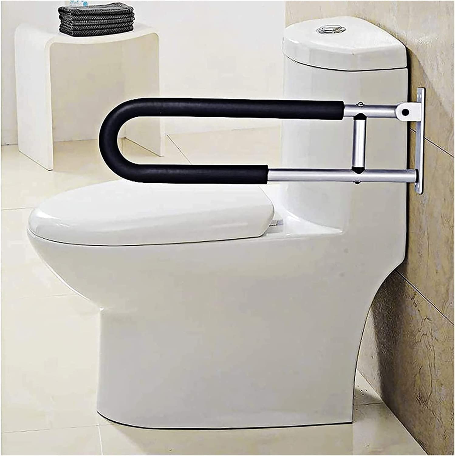 Haltegriffe Armlehne Aluminiumlegierung Klappbarer Toilettenhandlauf Stand-up-Griffstange Toiletten-Sicherheitsschienenunterstützung Haltegriffe Armlehne Aluminiumlegierung Klappbarer Toilettenhandlauf Stand-up-Griffstange Toiletten-Sicherheitsschienenunterstützung von VGTLAKEX