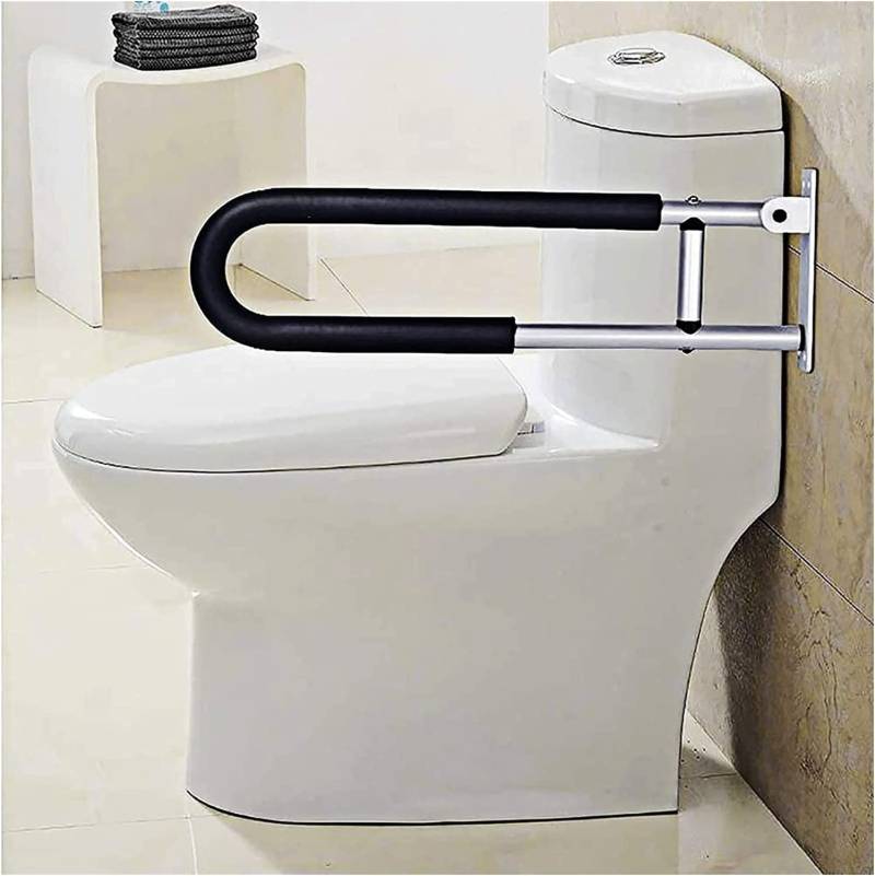 Haltegriffe Armlehne Aluminiumlegierung Klappbarer Toilettenhandlauf Stand-up-Griffstange Toiletten-Sicherheitsschienenunterstützung von VGTLAKEX
