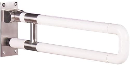 Haltegriffe Barrierefreier Griff, umklappbar, auf den Kopf gestellt, Sicherheits-Armlehne, Toiletten-Handlauf, Toilette und for behinderte ältere Menschen geeignet Haltegriffe Barrierefreier Griff, umklappbar, auf den Kopf gestellt, Sicherheits-Armlehne, Toiletten-Handlauf, Toilette und for behinderte ältere Menschen geeignet von VGTLAKEX