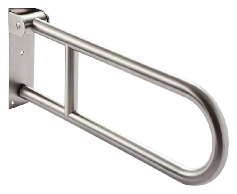 Haltegriffe Handlauf Haltegriffe Edelstahl Wandmontage Toilettensitz Haltegriff Sicherheit Faltbar U-Form Hochklappbar von VGTLAKEX