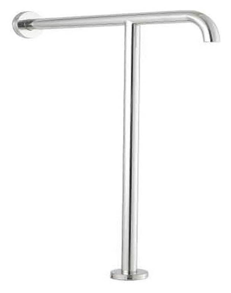 Haltegriffe T-förmige Haltegriffe aus Edelstahl zur Wandmontage for die Toilette, rutschfeste Sicherheitshalterung for den Handlauf von VGTLAKEX