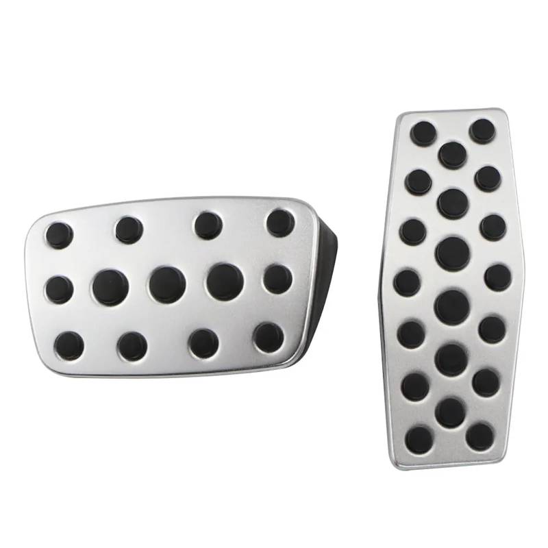 Autopedalabdeckungen Aluminiumlegierung Auto Rest Pedal Pedalabdeckung Bremspedale for Chevrolet Cruze for Vauxhall Opel Astra Insignia Teile(at Without Rest) von VHJIO