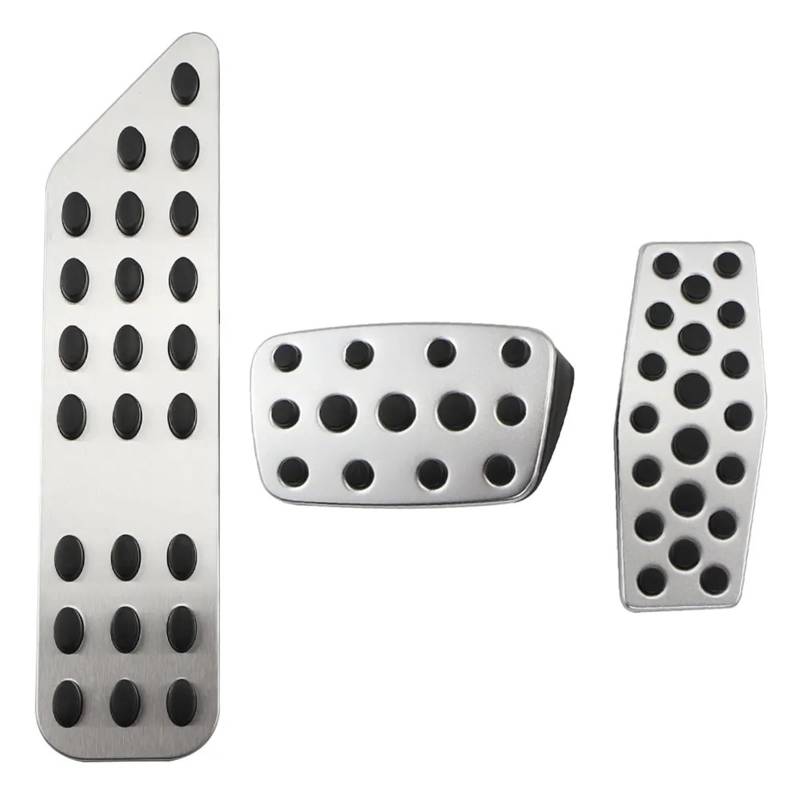 Autopedalabdeckungen Aluminiumlegierung Auto Rest Pedal Pedalabdeckung Bremspedale for Vauxhall Opel Astra Insignia 2011-2015 Zubehör(at with Rest) von VHJIO