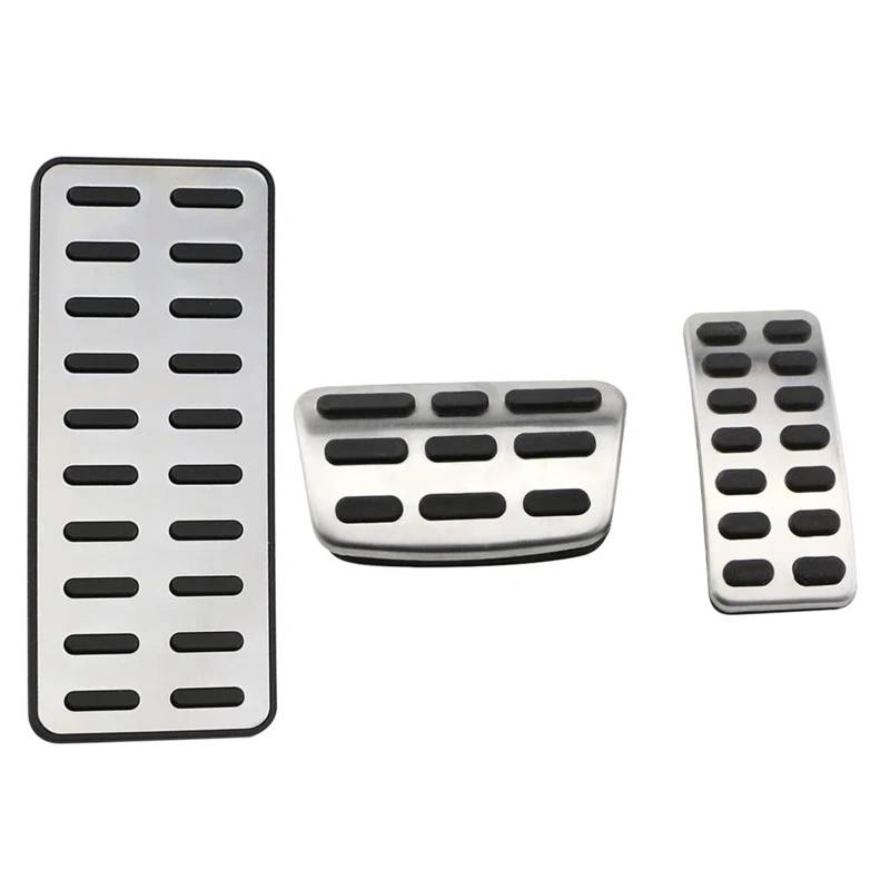 Autopedalabdeckungen Auto Kraftstoff Bremse Rest Fuß Pedale Auto Pedal Abdeckung for Hyundai Ix25 Creta Accent Verna Solaris for Kia K2 Rio Seele KX3 Zubehör(at with Rest) von VHJIO