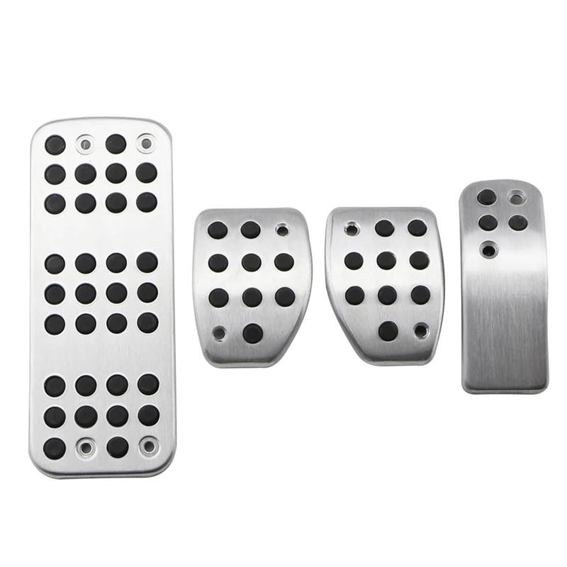 Autopedalabdeckungen Auto Pedal Abdeckung for Peugeot 207 301 307 208 2008 308 408 Cc for Citroen C3 C4 DS 3 4 6 DS3 DS4 DS6 Auto Gas Fußstütze Pedale(MT 4PCS) von VHJIO