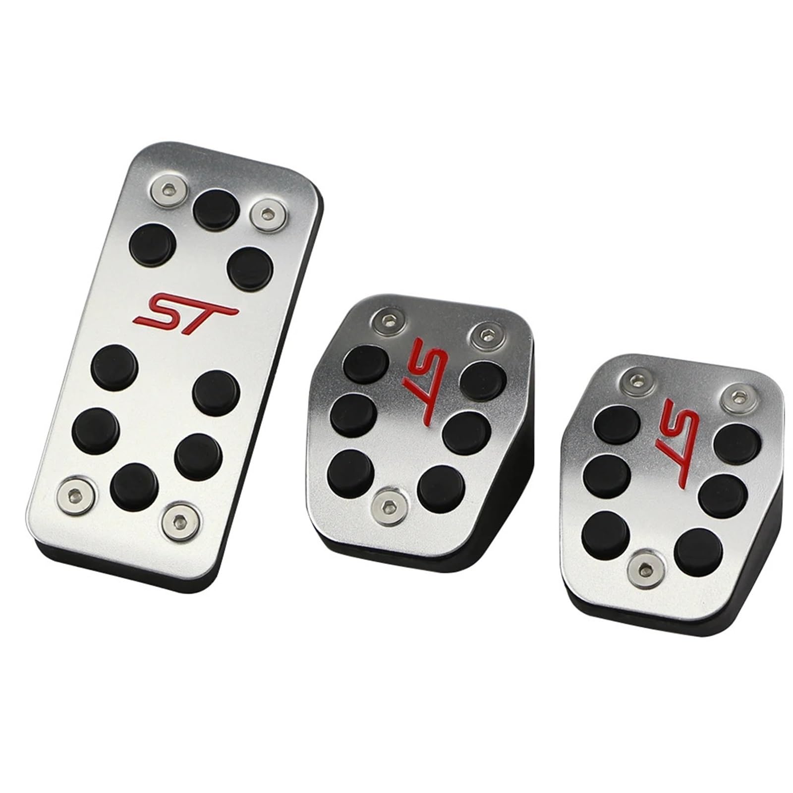 Autopedalabdeckungen Auto Pedale Abdeckungen for Ford Focus 2 3 4 MK2 MK3 MK4 Kuga Escape RS ST 2005-2017 Kupplung Bremspedal Pedal Set Pads(MT) von VHJIO