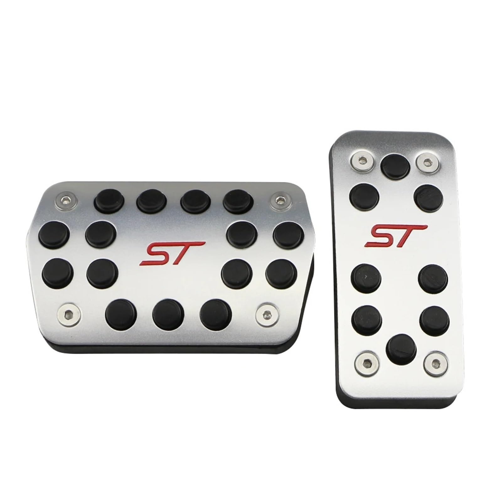 Autopedalabdeckungen Auto Pedale Abdeckungen for Ford Focus 2 3 4 MK2 MK3 MK4 Kuga Escape RS ST 2005-2017 Kupplung Bremspedal Pedal Set Pads(at) von VHJIO