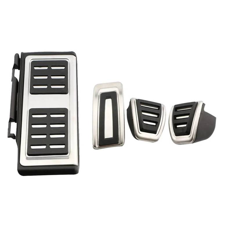 Autopedalabdeckungen Auto Sport Öl Bremse Dead Pedal Abdeckung Set for Seat Leon 5F MK3 for Skoda for Octavia A7 for Volkswagen VW Golf 7 8 Auto Zubehör(MT) von VHJIO
