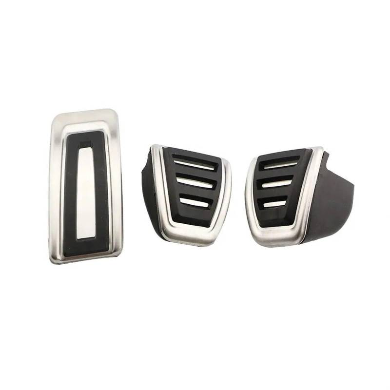 Autopedalabdeckungen Auto Styling Sport Kraftstoff Bremse Dead Pedal Abdeckung Set for Seat Leon 5F MK3 for Skoda for Octavia A7 for VW Golf 7 RHD Auto Zubehör(MT Without Rest) von VHJIO