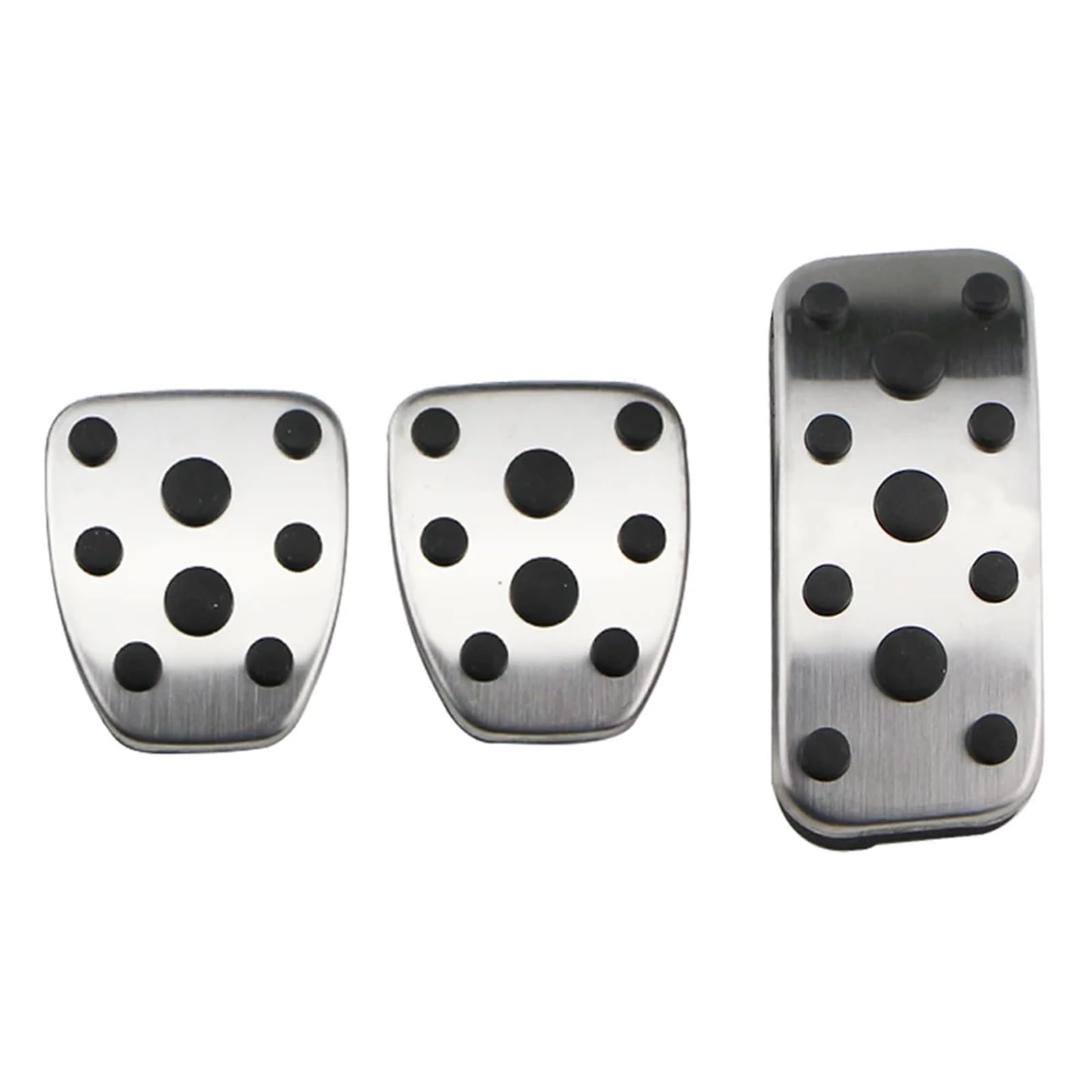 Autopedalabdeckungen Edelstahl Auto Gas Bremspedal Pad Abdeckung Restfoot Pedale for Subaru Impreza 2006-2015 Auto Pedale Abdeckungen(MT Without Rest) von VHJIO