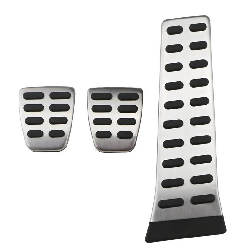 Autopedalabdeckungen Edelstahl Auto Pedal Schutz Abdeckung Auto Pedale for KIA Forte 5 2016 2017 Auto Gas Bremspedal Pads Zubehör(MT Without Rest) von VHJIO