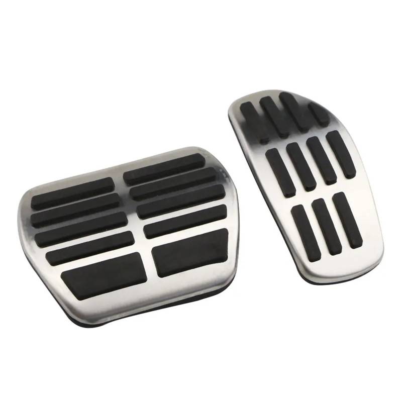 Autopedalabdeckungen Edelstahl Auto Pedale for für Renault Samsung QM6 QM 6 2016 2017 2018 2019 2020 2021 Bremspedal Pads Abdeckung(at) von VHJIO