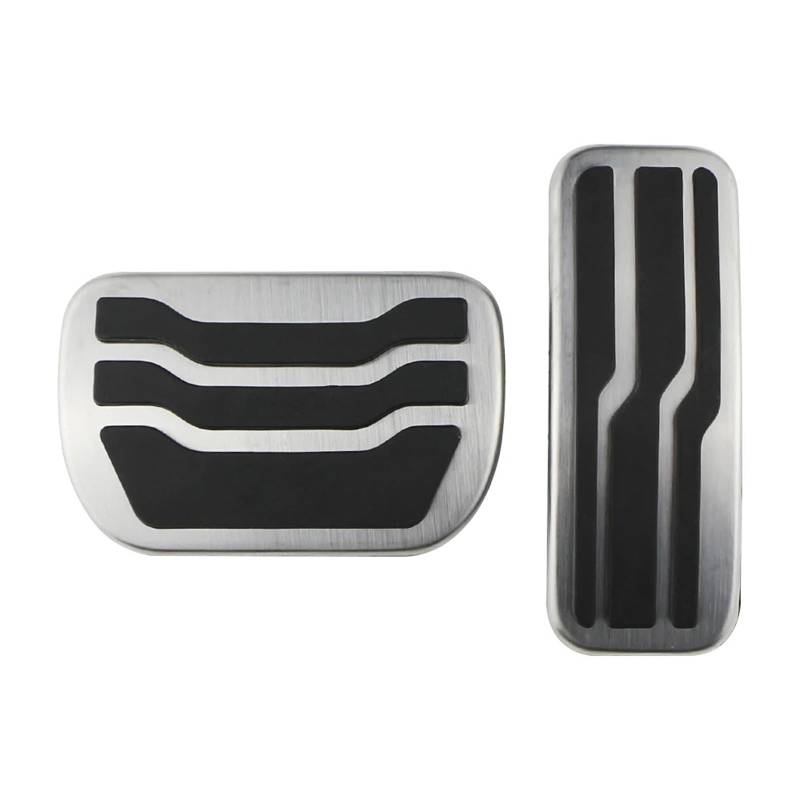 Autopedalabdeckungen Edelstahl Auto at Pedale for Ford Mondeo 2016-2022 for Lincoln MKZ 2015-2022 Gas Kraftstoff Bremspedal Abdeckung Pad Zubehör von VHJIO