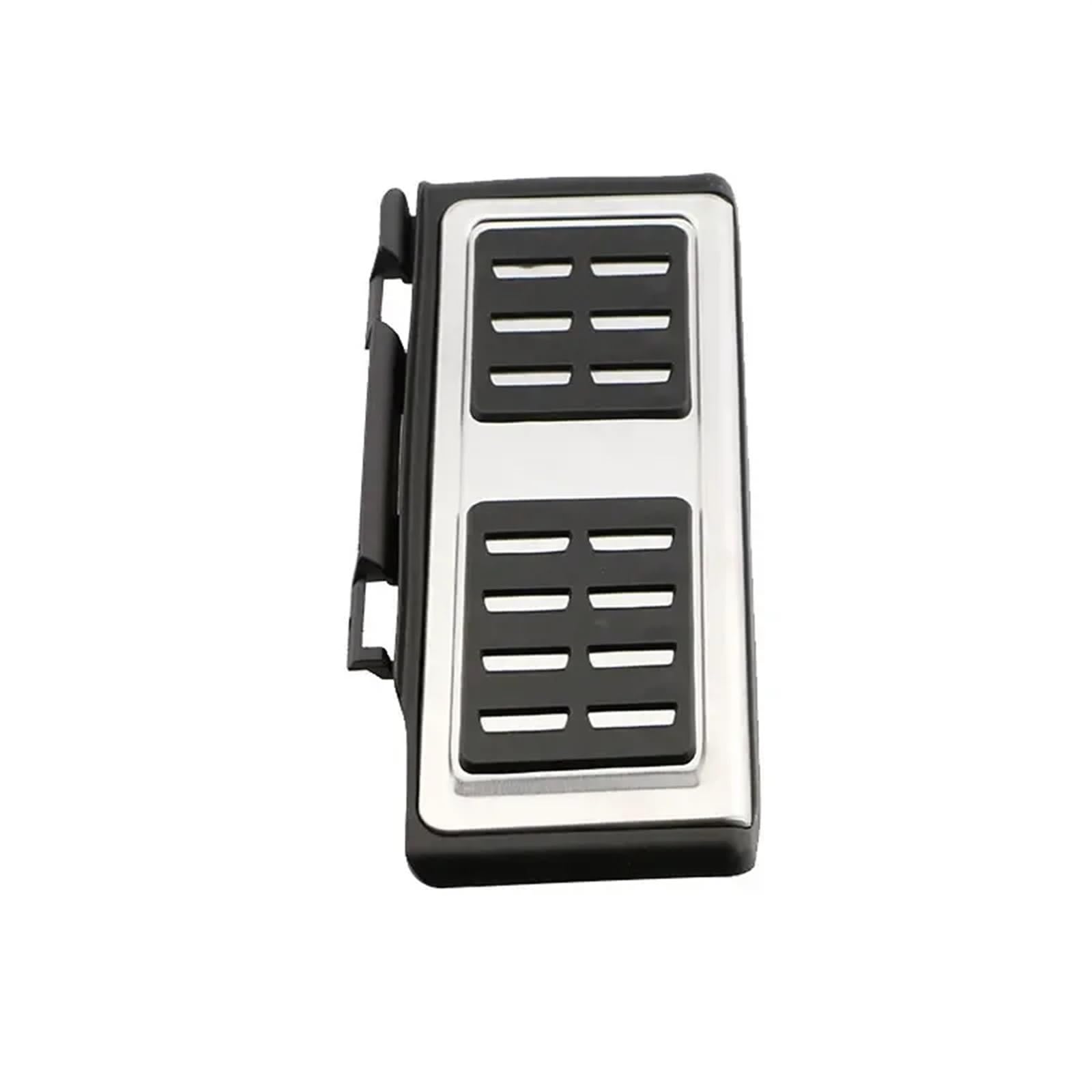 Autopedalabdeckungen Edelstahl at MT Auto Pedal Abdeckung Auto Pedale Pad for Volkswagen VW T-ROC Troc 2017 2018 2019 2020 2021 Zubehör(1Pc Rest) von VHJIO