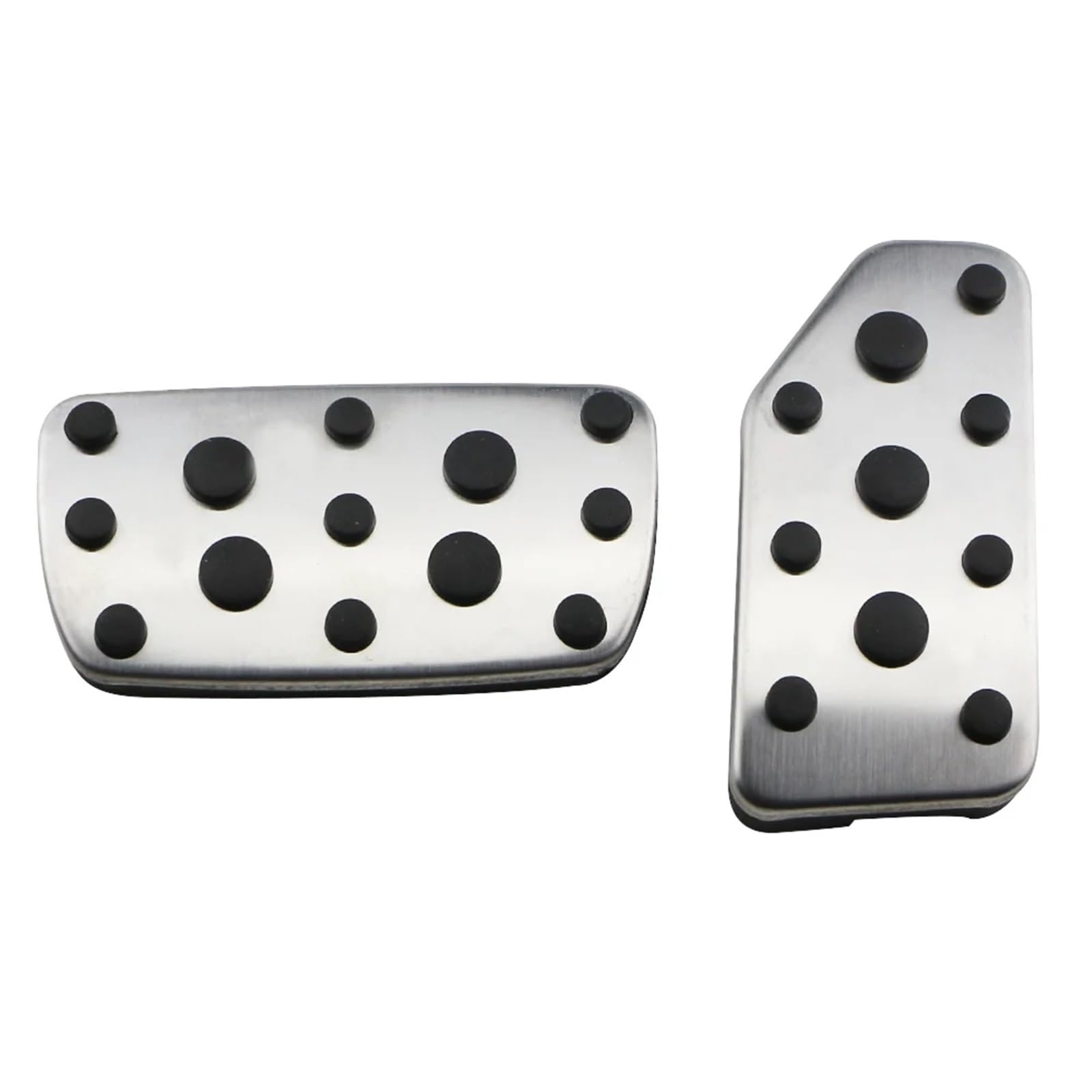 Autopedalabdeckungen Edelstahl at MT Auto Pedale Auto Gas Bremspedal Rest Pedal Abdeckung for Subaru Forester 2018 2019 2020 2021 Teile(at Without Rest) von VHJIO