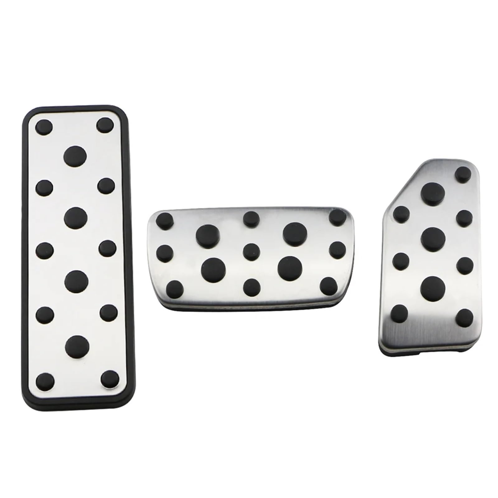 Autopedalabdeckungen Edelstahl at MT Auto Pedale Auto Gas Bremspedal Rest Pedal Abdeckung for Subaru Forester 2018 2019 2020 2021 Teile(at with Rest) von VHJIO