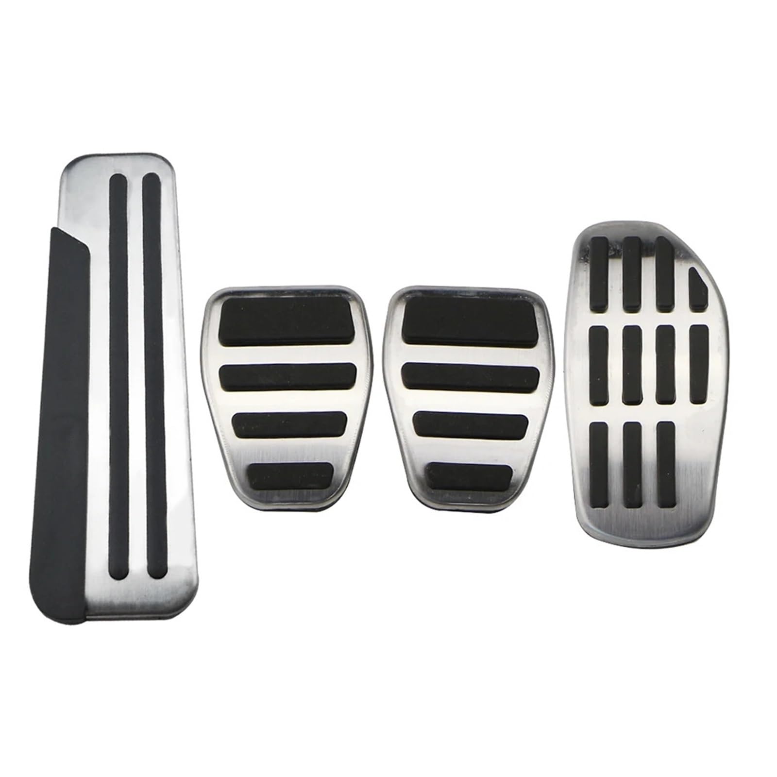 Autopedalabdeckungen Edelstahl at MT Auto Pedale Gas Pedal Bremspedal Abdeckung Rest Pedale Abdeckungen for für for Renault Espace 2019 2020 Teile(MT with Rest) von VHJIO