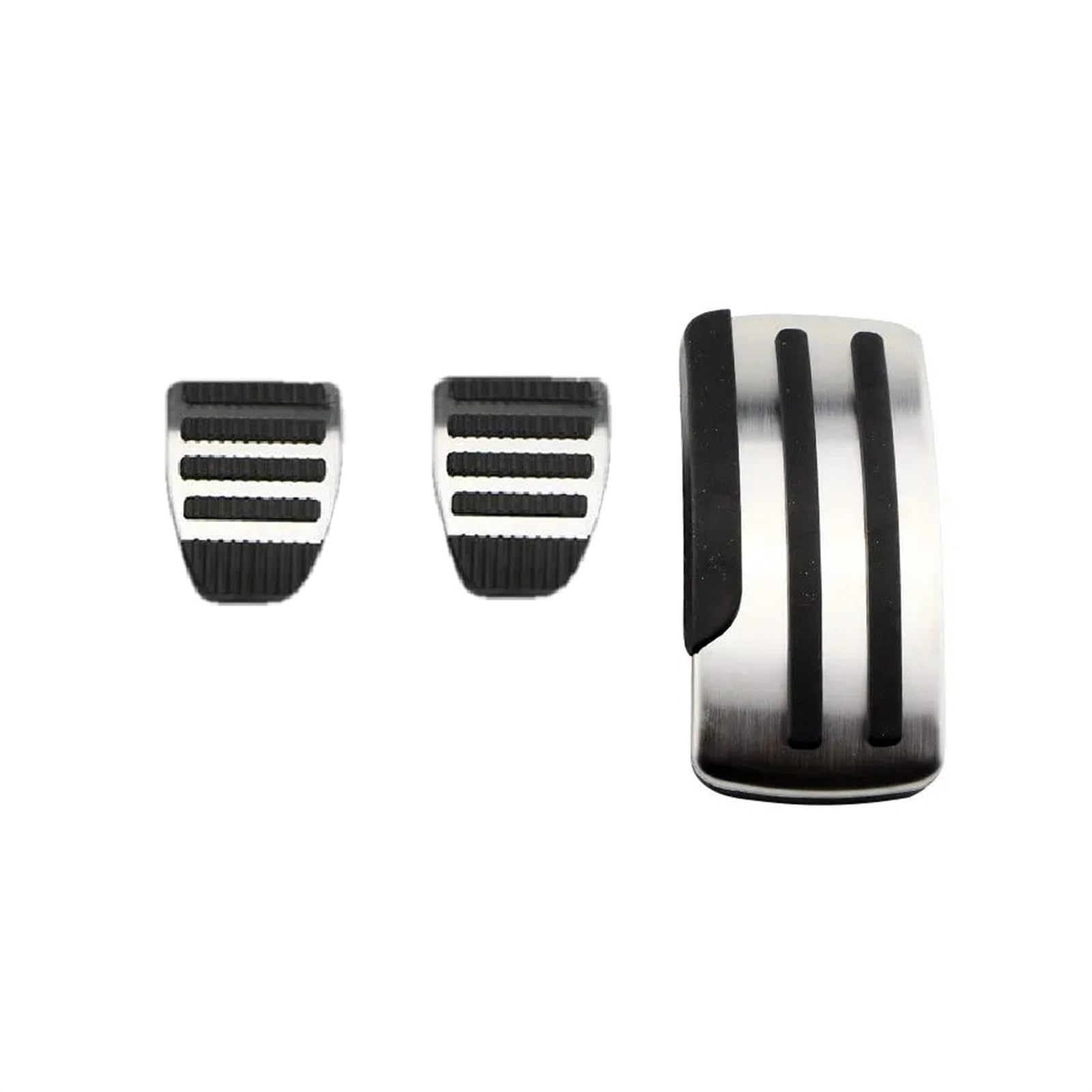 Autopedalabdeckungen Edelstahl at MT Pedale Pad Bremspedal Abdeckung for Nissan Patrol VI Y62 2011-2017 Auto Pedale Schutz Teile(MT 3Pcs) von VHJIO