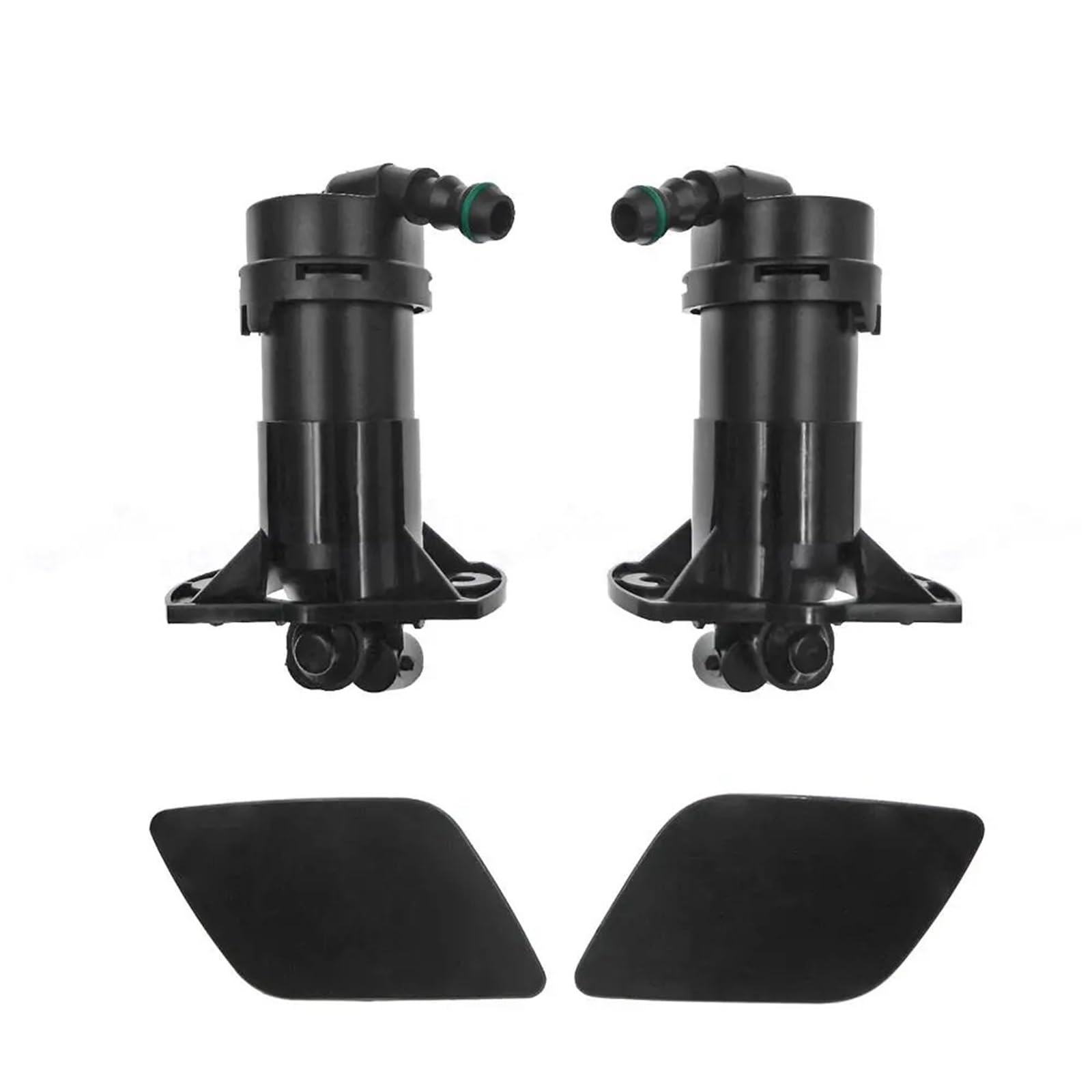 VHJIO Scheinwerferwaschdüsenkappe 4F0955101 4F0955102 4F0955276 Auto-Styling Scheinwerfer-Waschzylinder-Sprühdüsenabdeckung, for Audi, for A6 C6 Avant 2005-2011 4F0955275(Set 4PCS) von VHJIO