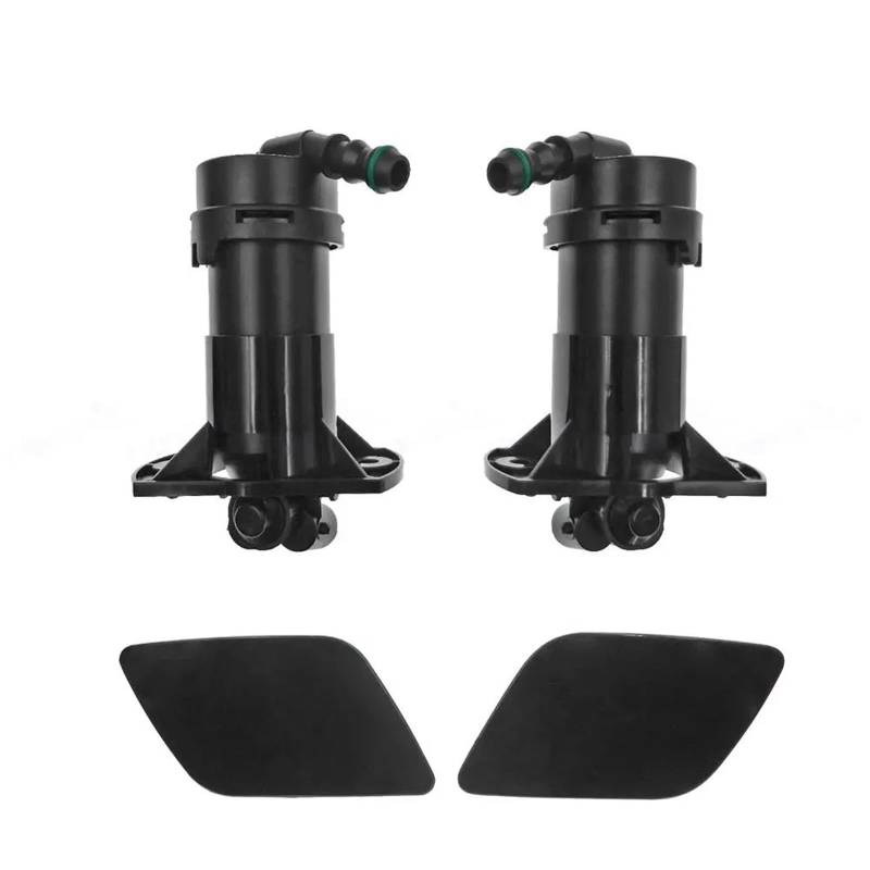 VHJIO Scheinwerferwaschdüsenkappe 4F0955101 4F0955102 4F0955276 Auto-Styling Scheinwerfer-Waschzylinder-Sprühdüsenabdeckung, for Audi, for A6 C6 Avant 2005-2011 4F0955275(Set 4PCS) von VHJIO