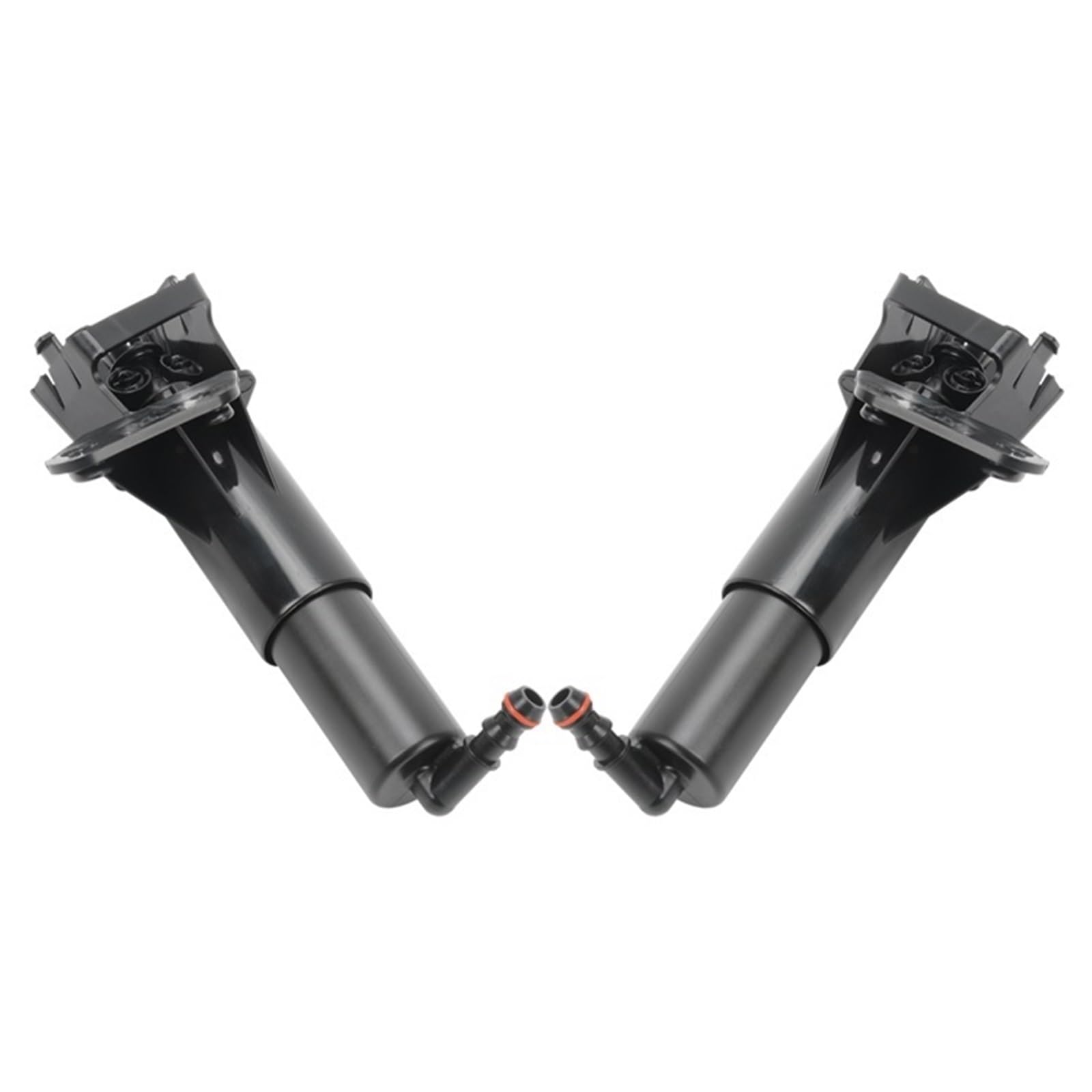 VHJIO Scheinwerferwaschdüsenkappe Autozubehör Scheinwerfer-Waschdüse Scheinwerfer-Sprühstrahlabdeckung Unlackierte Kappe, for Toyota, for AVENSIS T25 2006 2007 2008 85208-05021(Nozzle(Pair)) von VHJIO