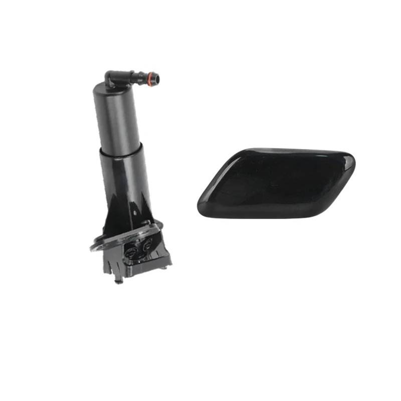 VHJIO Scheinwerferwaschdüsenkappe Autozubehör Scheinwerfer-Waschdüse Scheinwerfer-Sprühstrahlabdeckung Unlackierte Kappe, for Toyota, for AVENSIS T25 2006 2007 2008 85208-05021(Nozzle and Cap(LH)) von VHJIO
