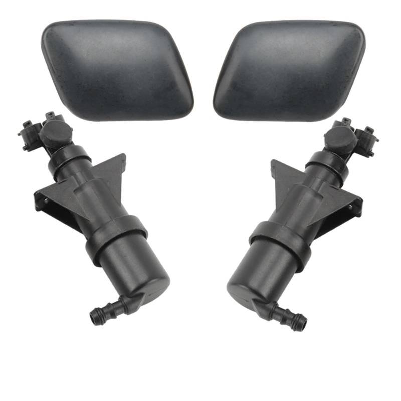 VHJIO Scheinwerferwaschdüsenkappe For Audi, for A6 Avant C5 1998-2001, Scheinwerfer-Waschanlagendüsenpumpe + Abdeckung Scheinwerferreinigungswassersprühkappe Jet-Aktuator & Deckel 4B0955102 4B0955101( von VHJIO