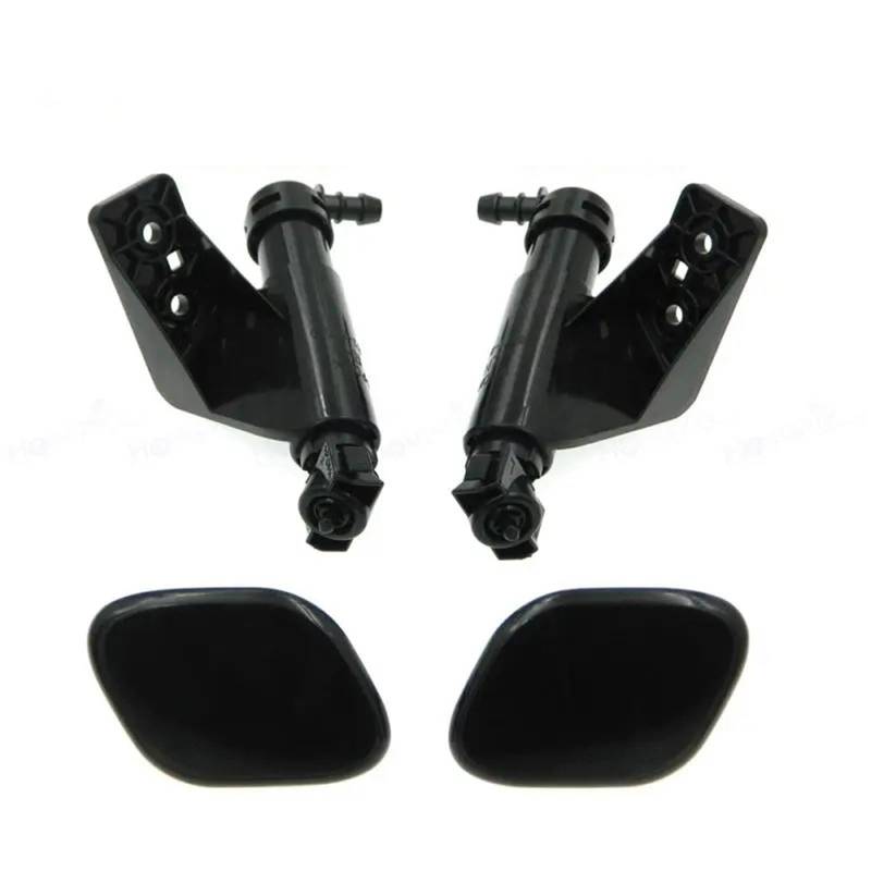 VHJIO Scheinwerferwaschdüsenkappe For Hyundai, for Santa Fe 2013 2014 2015 2016, Frontstoßstange Scheinwerfer Lampenwaschanlage Sprühdüse Reinigungspumpe Aktuator Abdeckkappe 98671B8000 98672B8000(SET von VHJIO