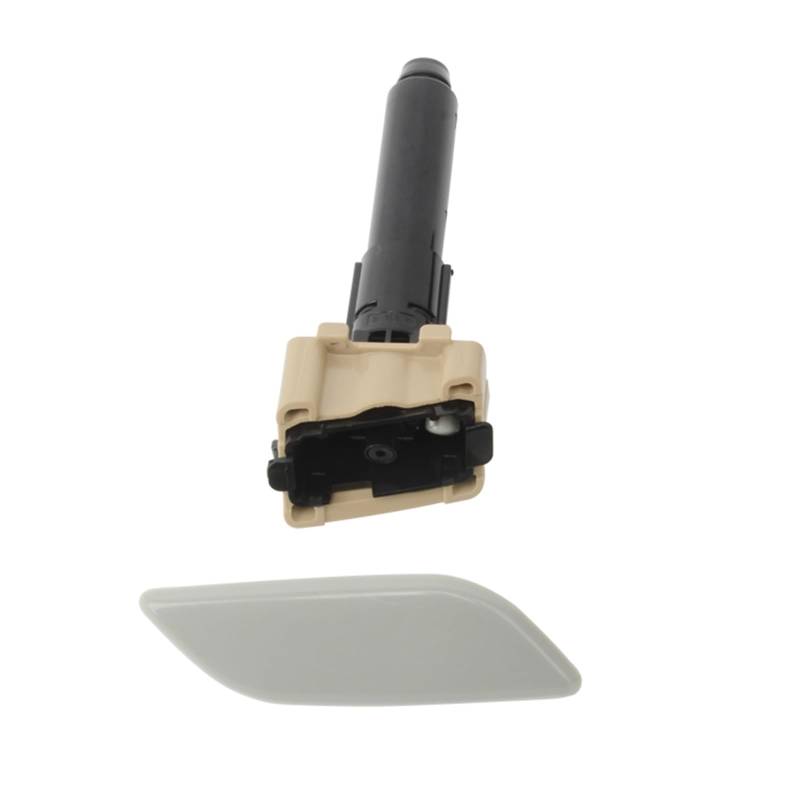 VHJIO Scheinwerferwaschdüsenkappe Frontstoßstange Scheinwerferwaschdüse Scheinwerferwaschabdeckung, for Mazda, for 3 Axela 2013 2014 2015 2016 Keine Lackiert BHT4-51-82Y BHT4-51-82X(RH Cover and Nozzl von VHJIO
